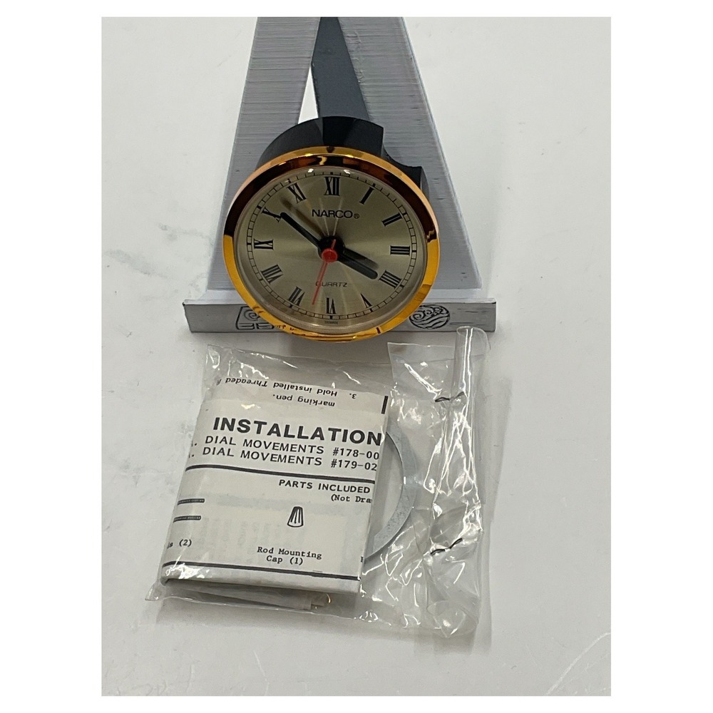 Narco Quartz Clock Movement with Installation‎ Kit